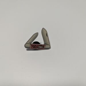 Stylish Black and Red Men's Accessory Pin